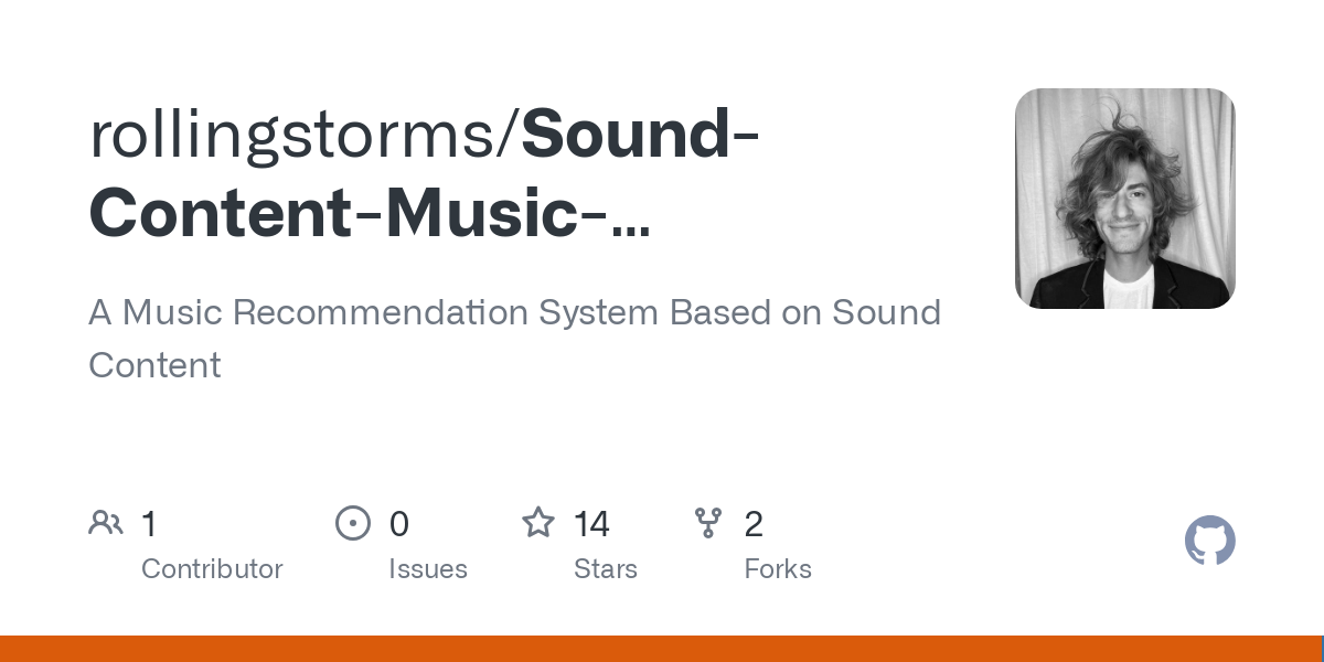 Sound Content Music Recommendation System