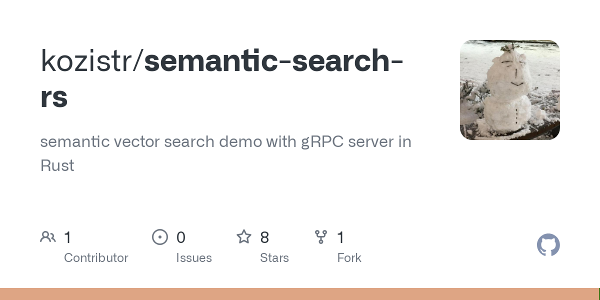 semantic search rs