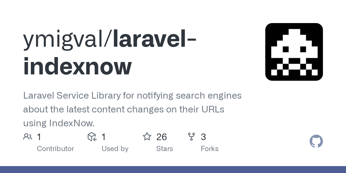 laravel indexnow