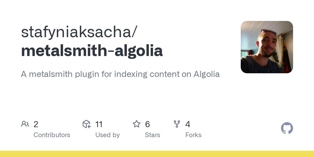 metalsmith algolia