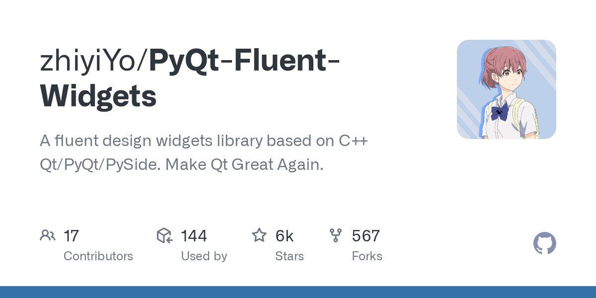 PyQt Fluent Widgets