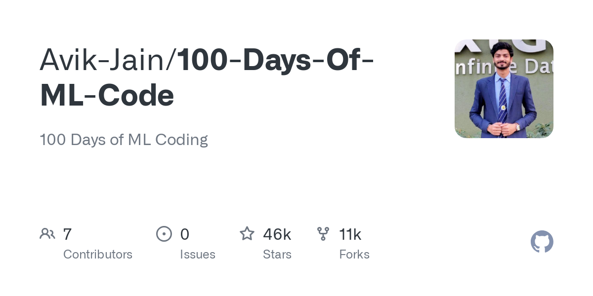 100 Days Of ML Code