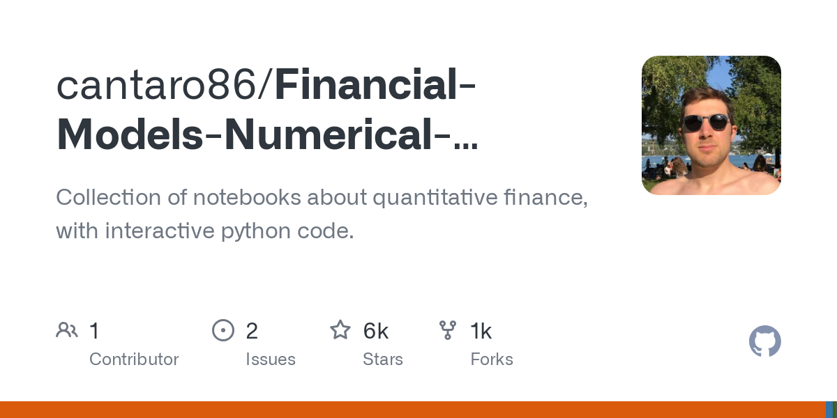 Financial Models Numerical Methods