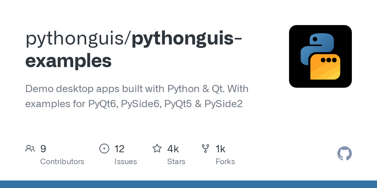 pythonguis examples