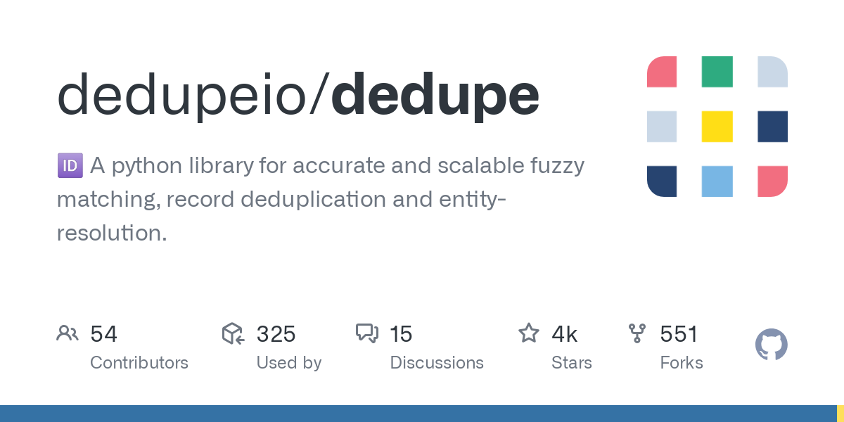 dedupe