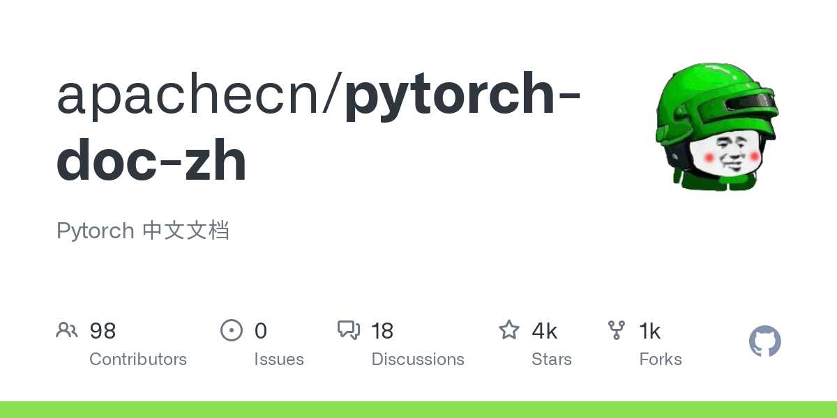 pytorch doc zh