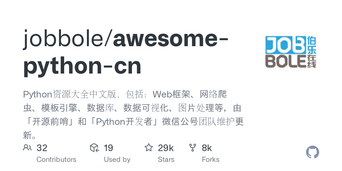 awesome python cn