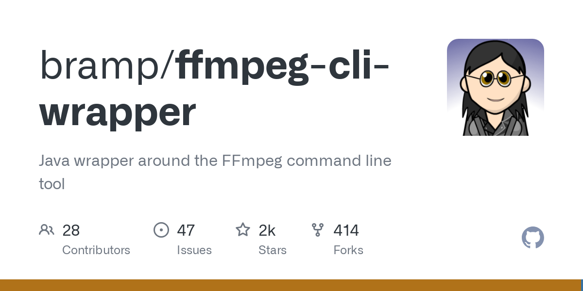 ffmpeg cli wrapper