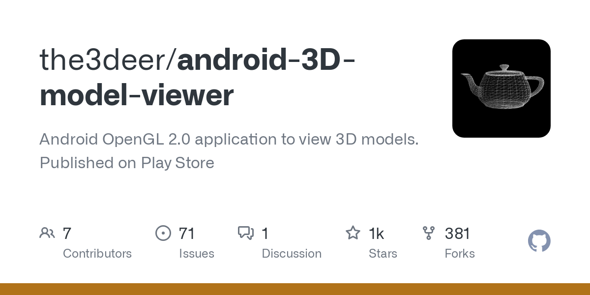 android 3D model viewer