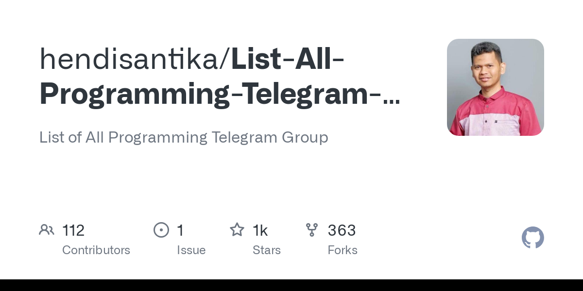 List All Programming Telegram Group