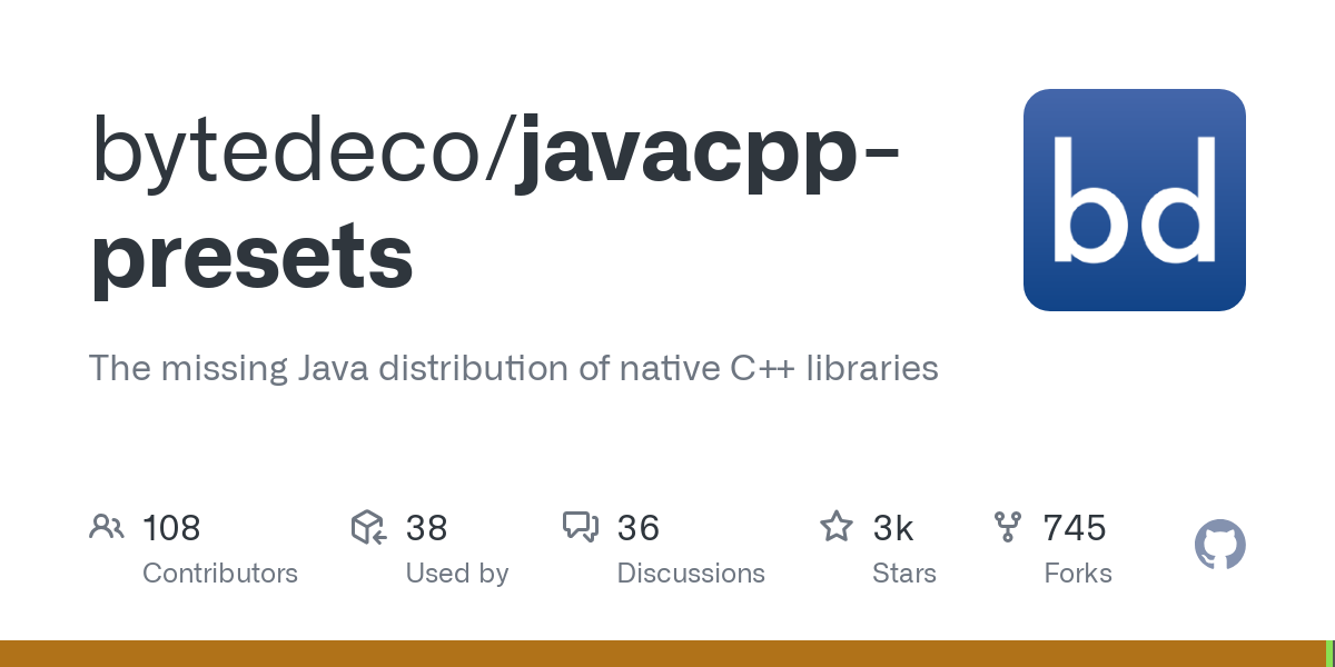 javacpp presets