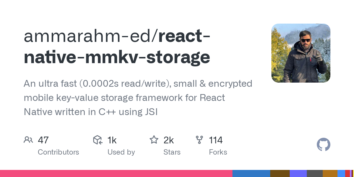 react native mmkv storage