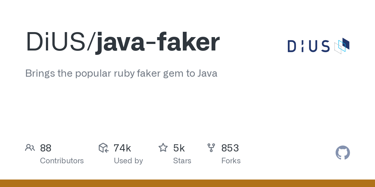 java faker