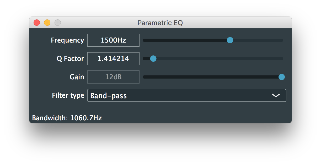 EQ Parametrik