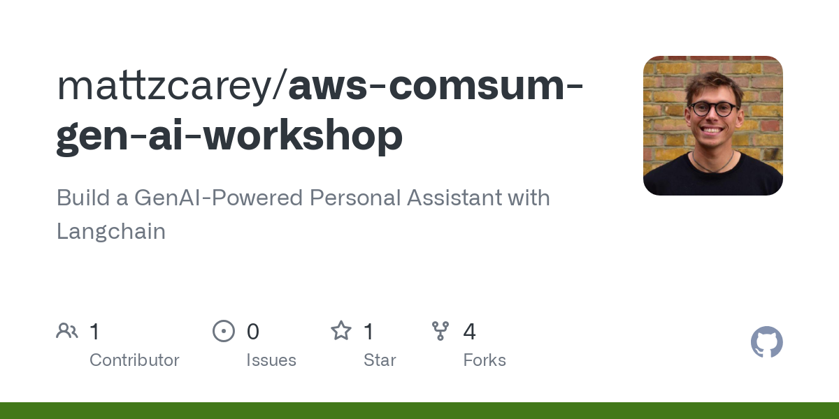 aws comsum gen ai workshop