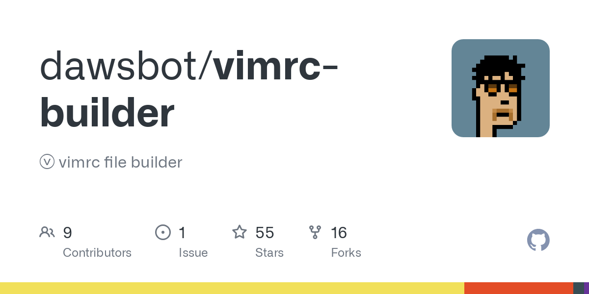 vimrc builder