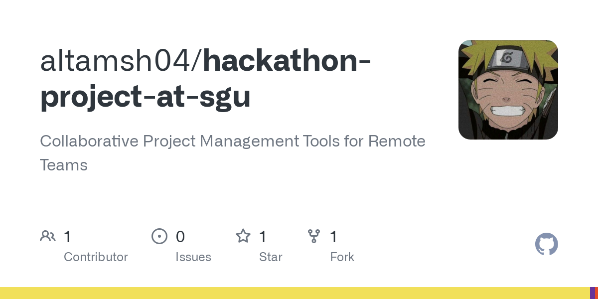 hackathon project at sgu