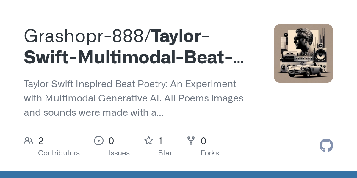 Taylor Swift Multimodal Beat Poetry Generator