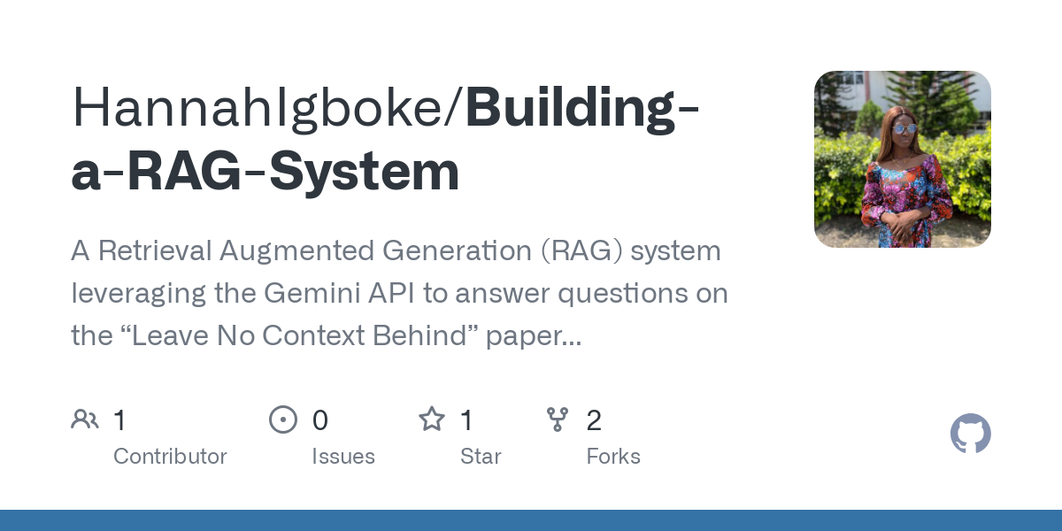 Building a RAG System