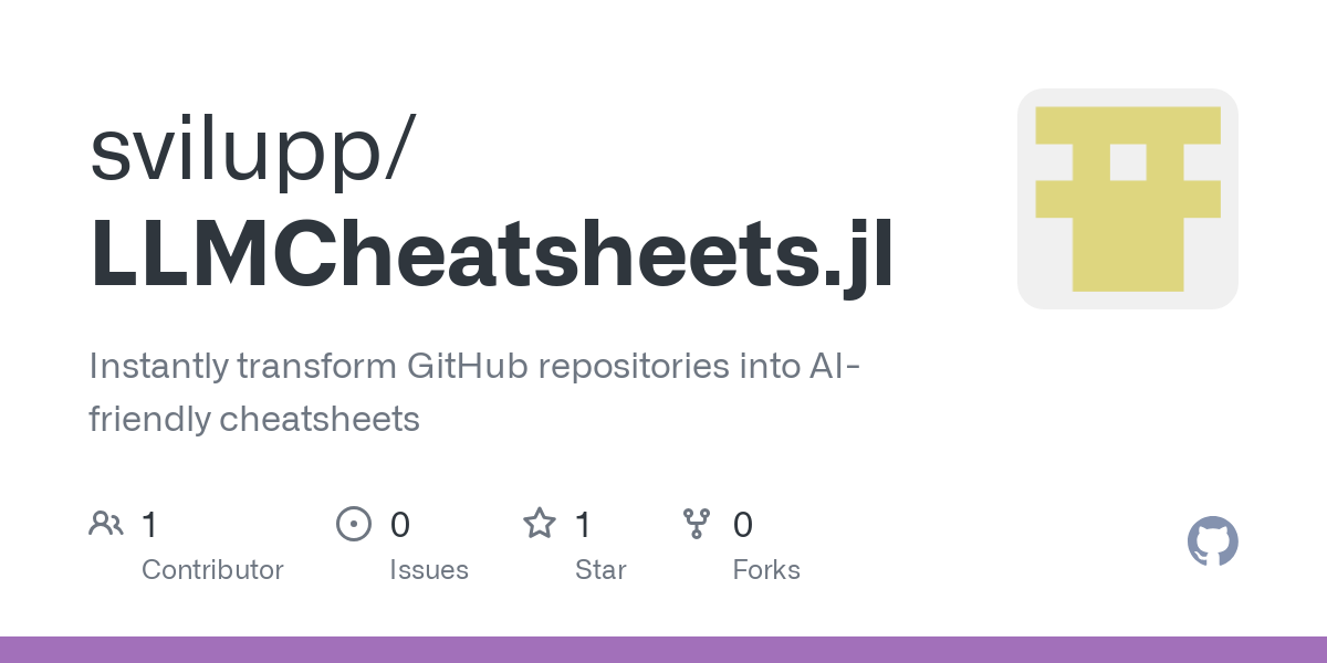 LLMCheatsheets.jl