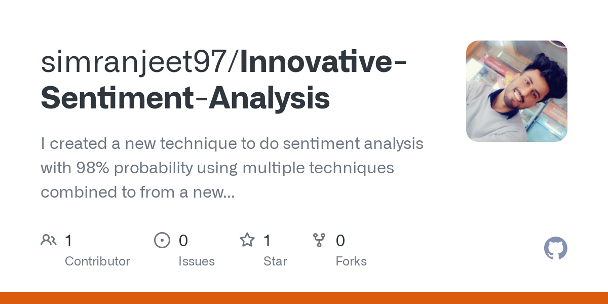 Innovative Sentiment Analysis