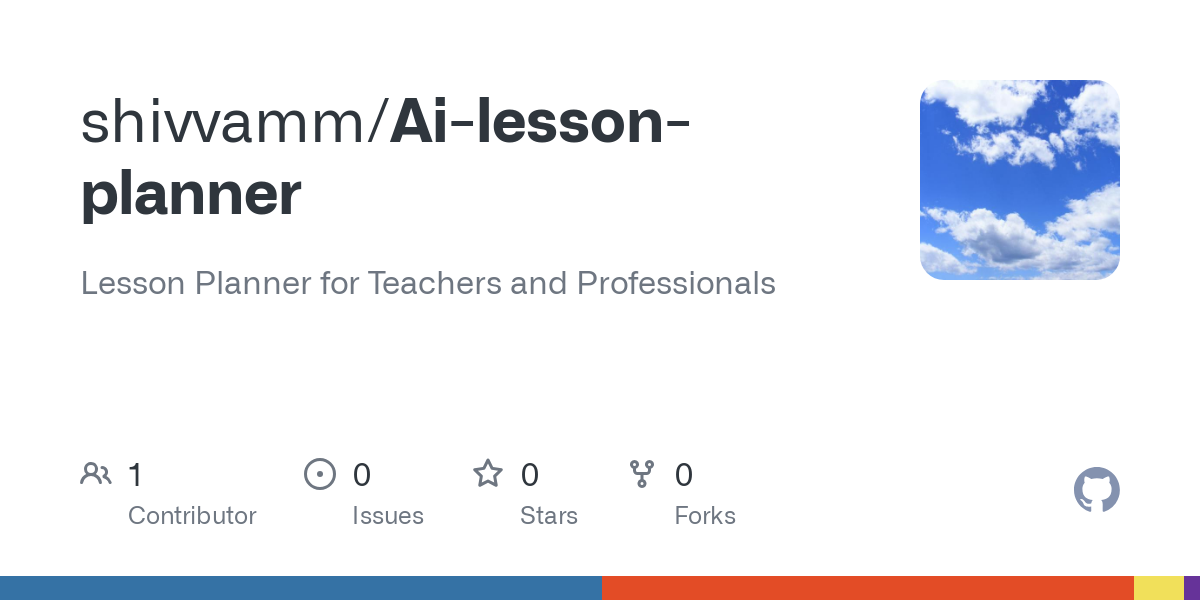 Ai lesson planner