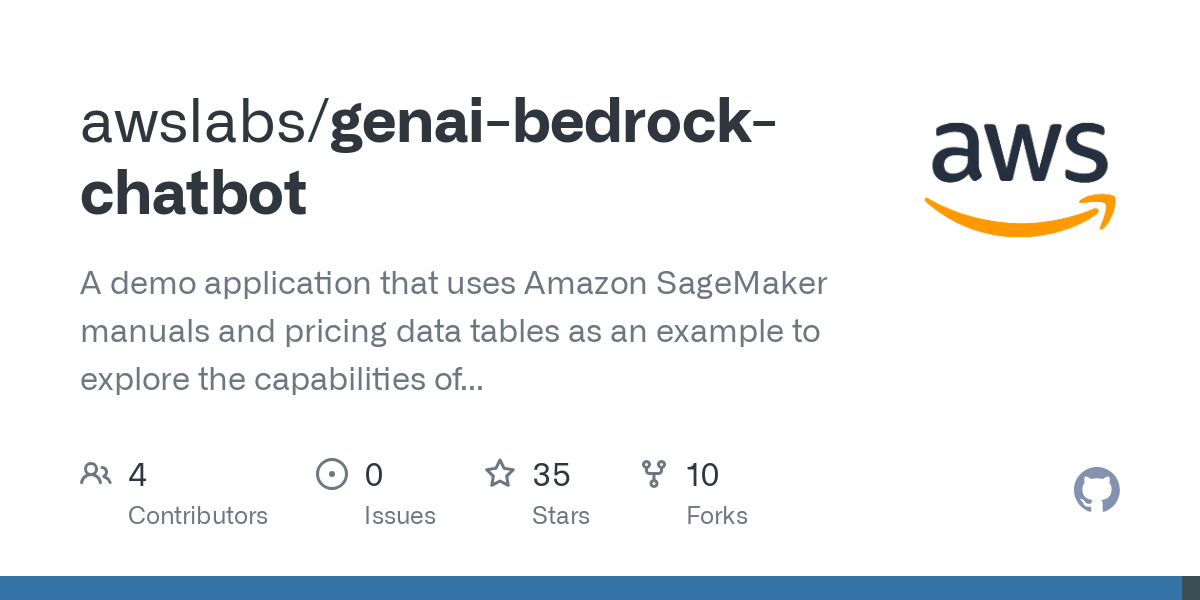 genai bedrock chatbot