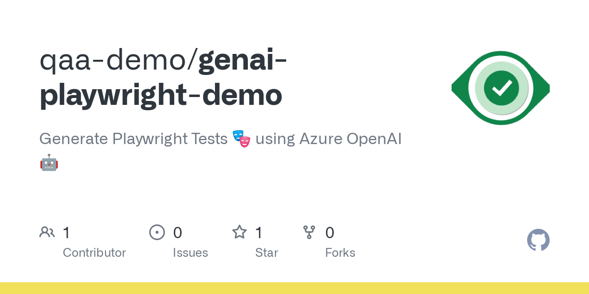 genai playwright demo