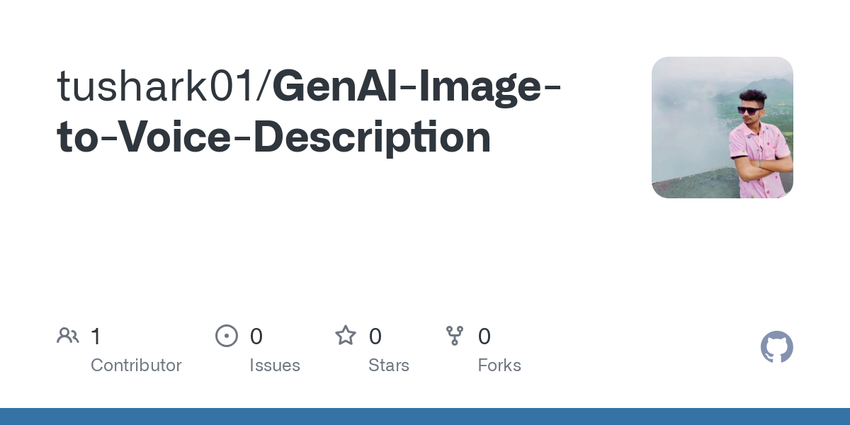 GenAI Image to Voice Description