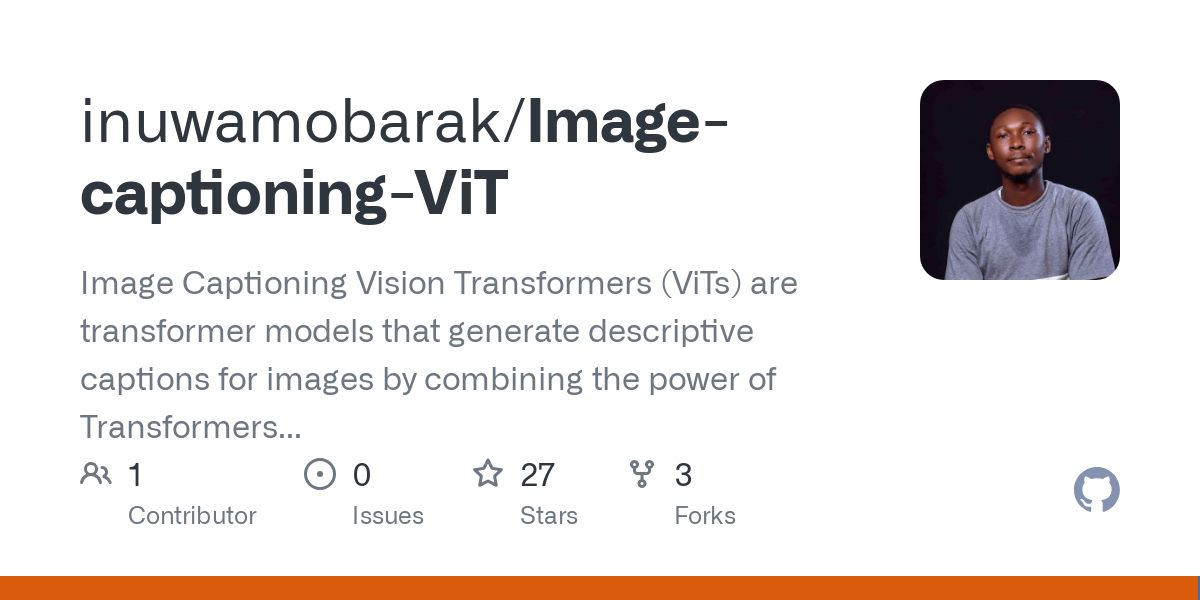 Image captioning ViT