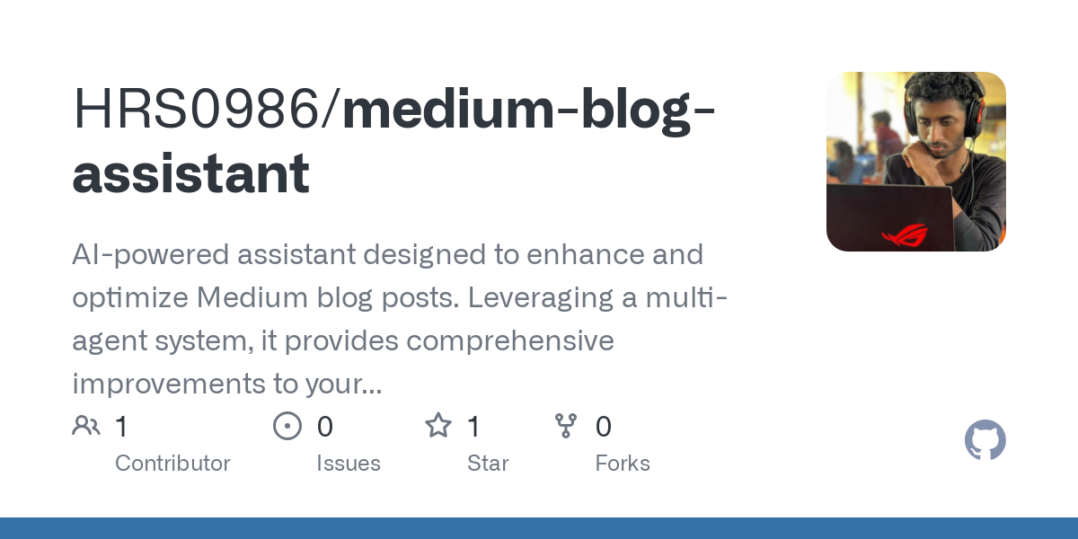 medium blog assistant