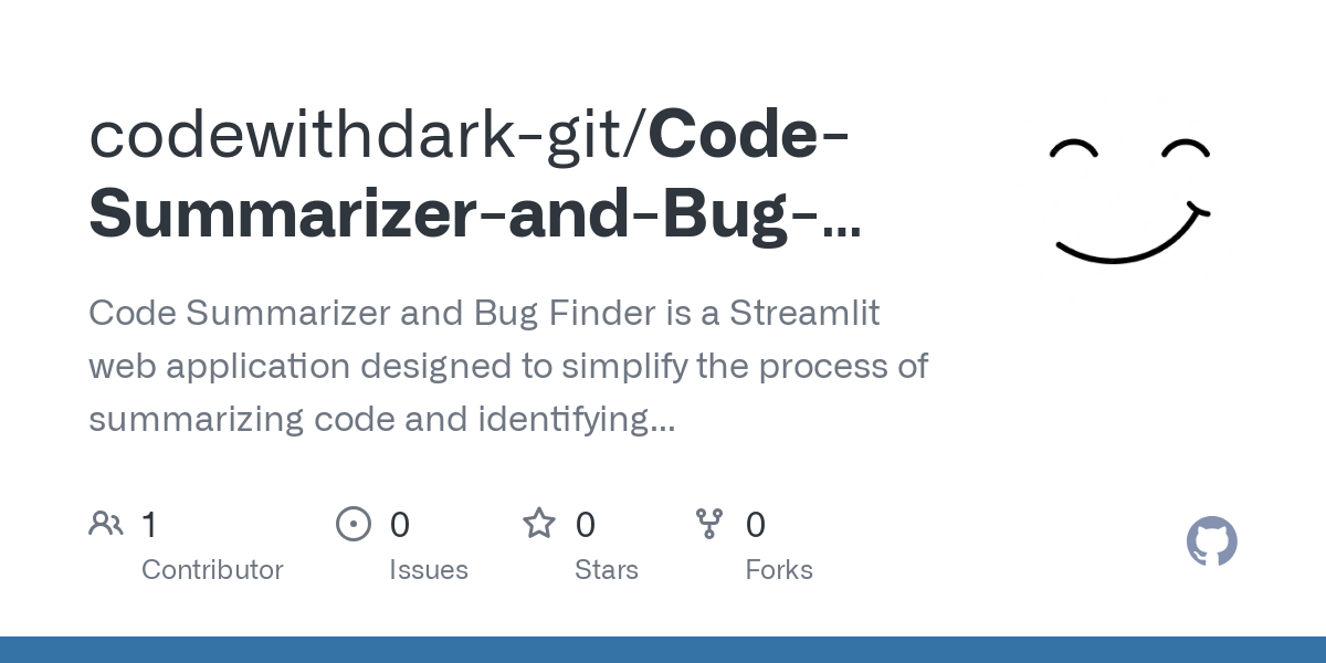 Code Summarizer and Bug Finder