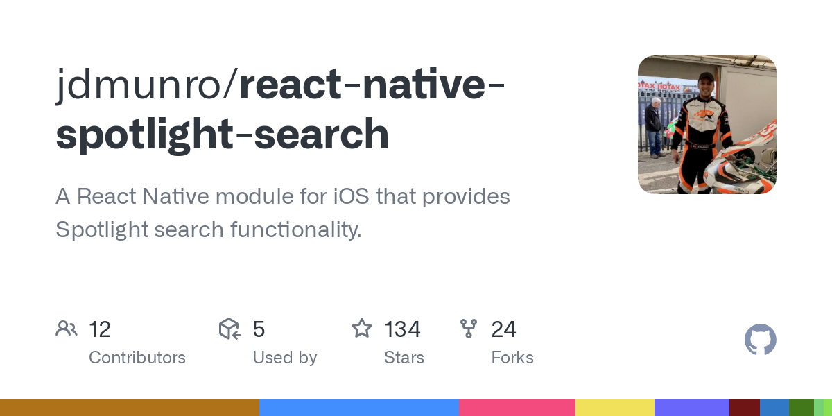 react native spotlight search