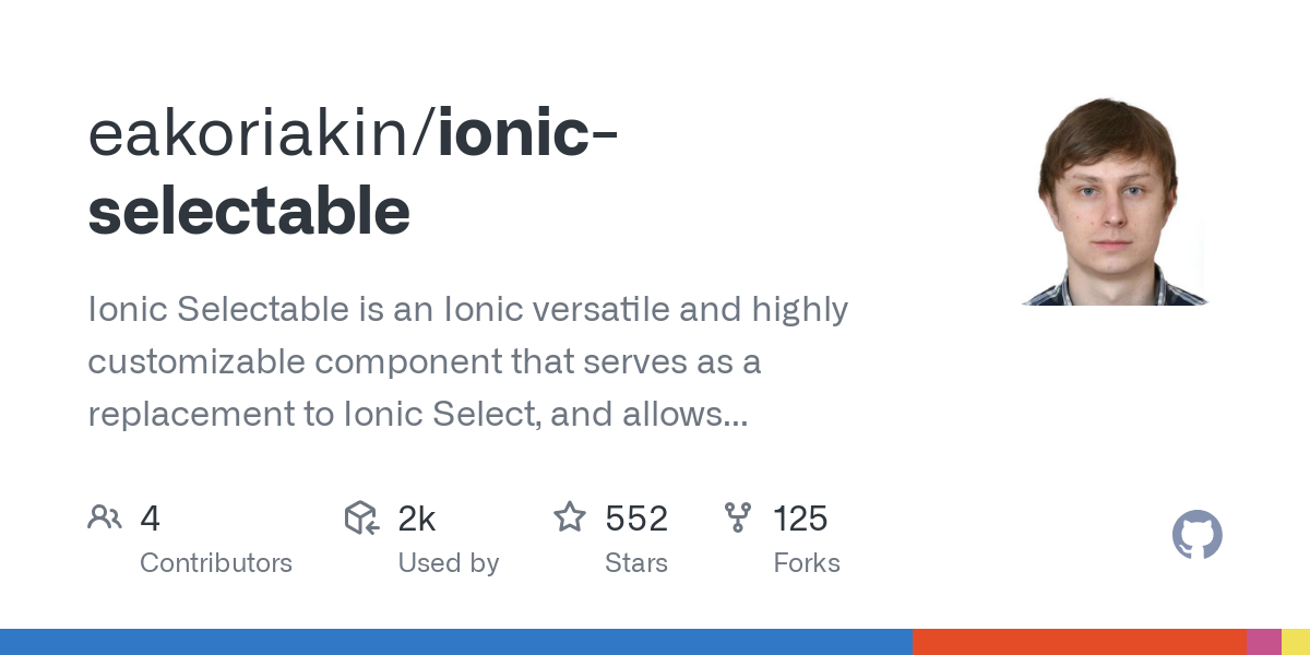 ionic selectable