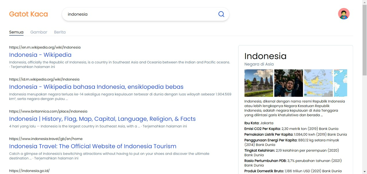 indonesia   Gatotkaca Search