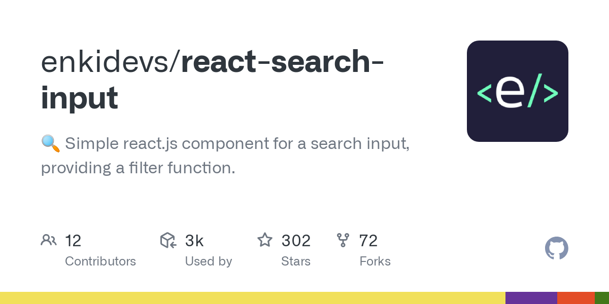 react search input