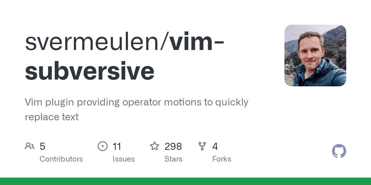 vim subversive