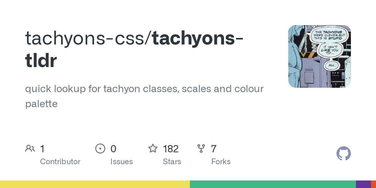 tachyons tldr