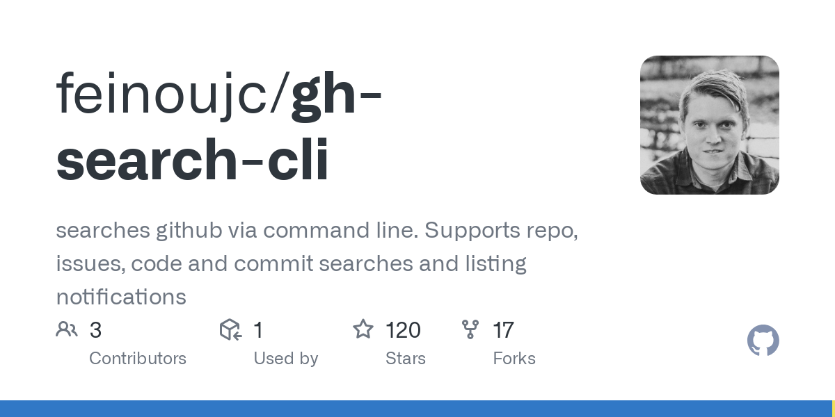 gh search cli