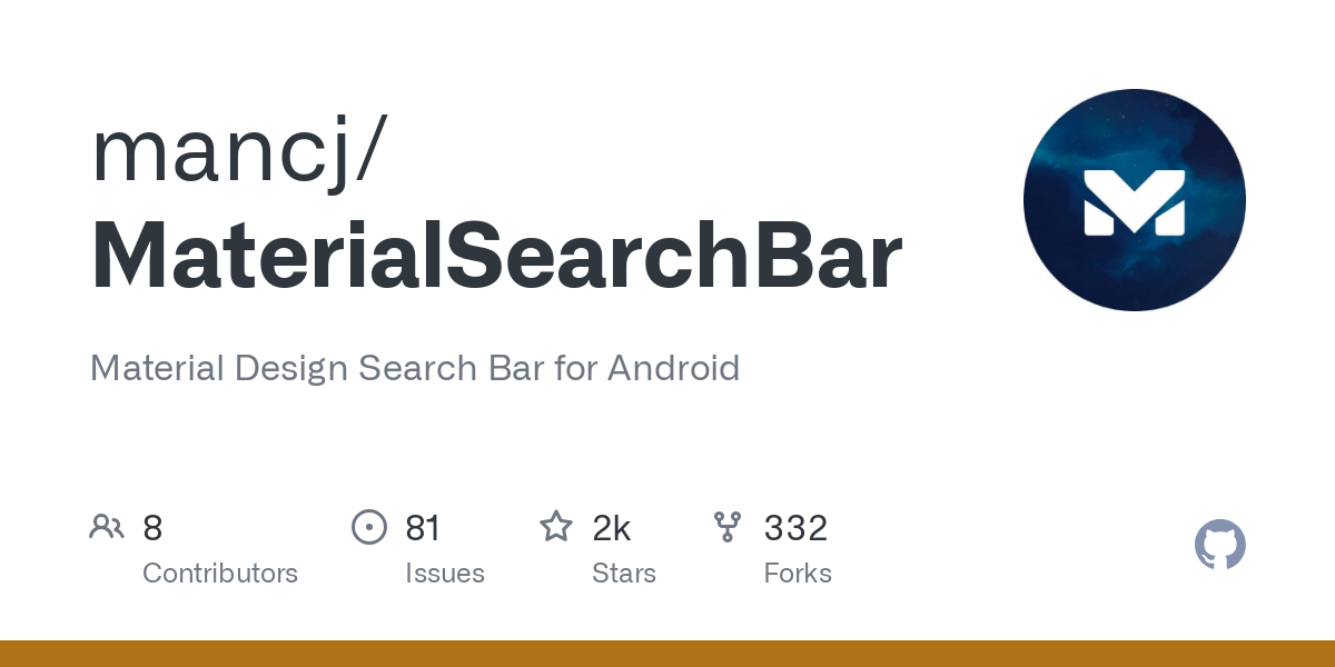 MaterialSearchBar