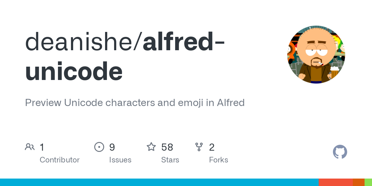 alfred unicode