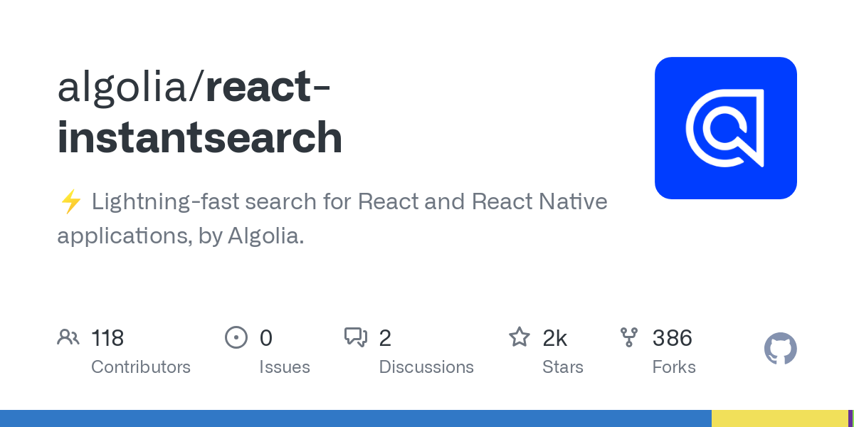 react instantsearch