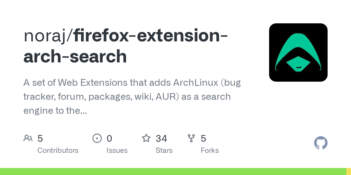 firefox extension arch search