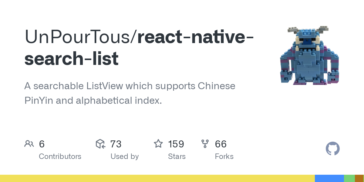 react native search list