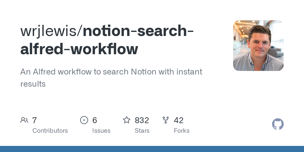 notion search alfred workflow