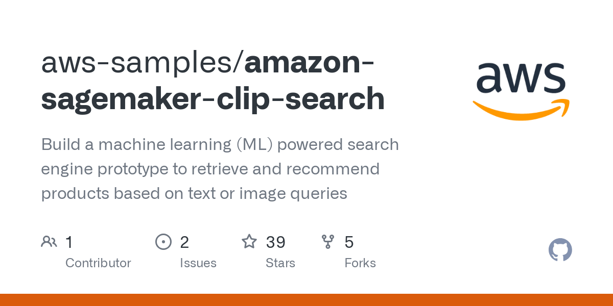 amazon sagemaker clip search