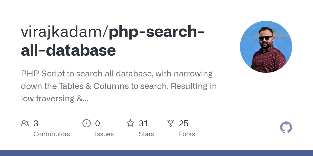 php search all database