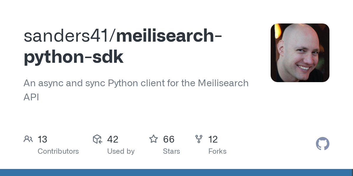 meilisearch python sdk