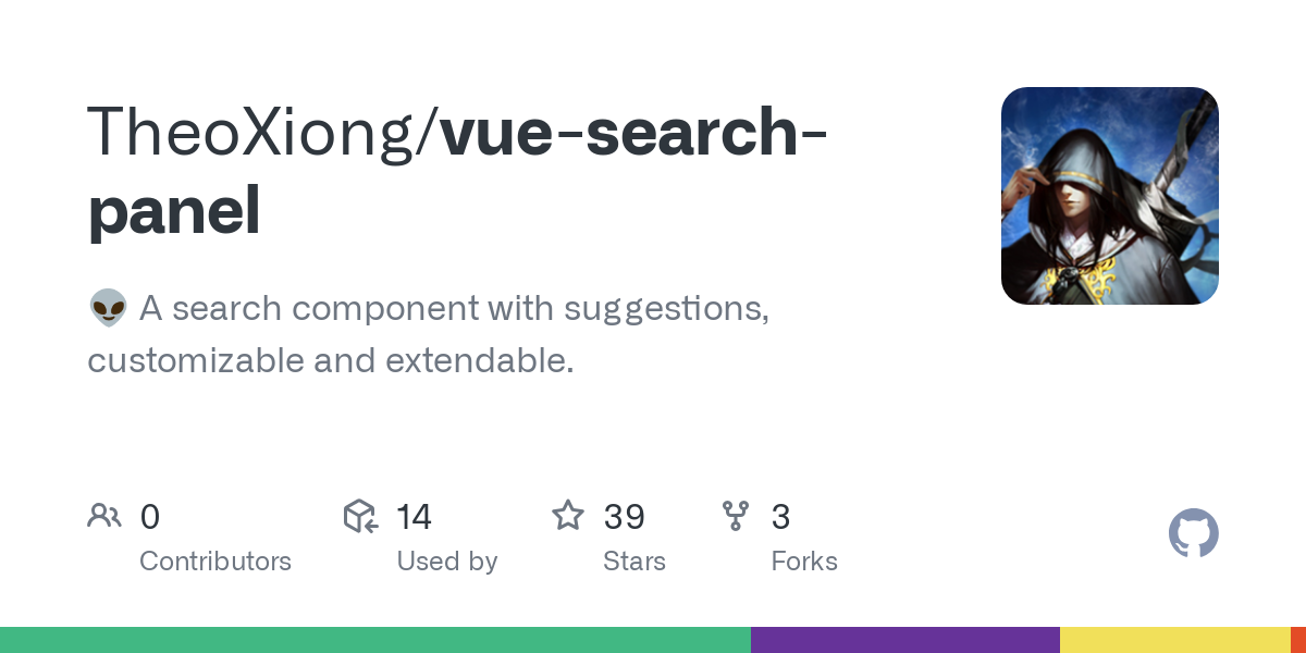 vue search panel