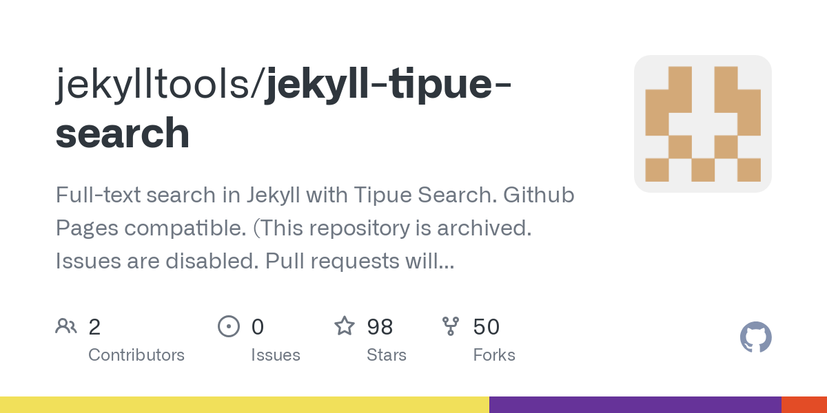 jekyll tipue search